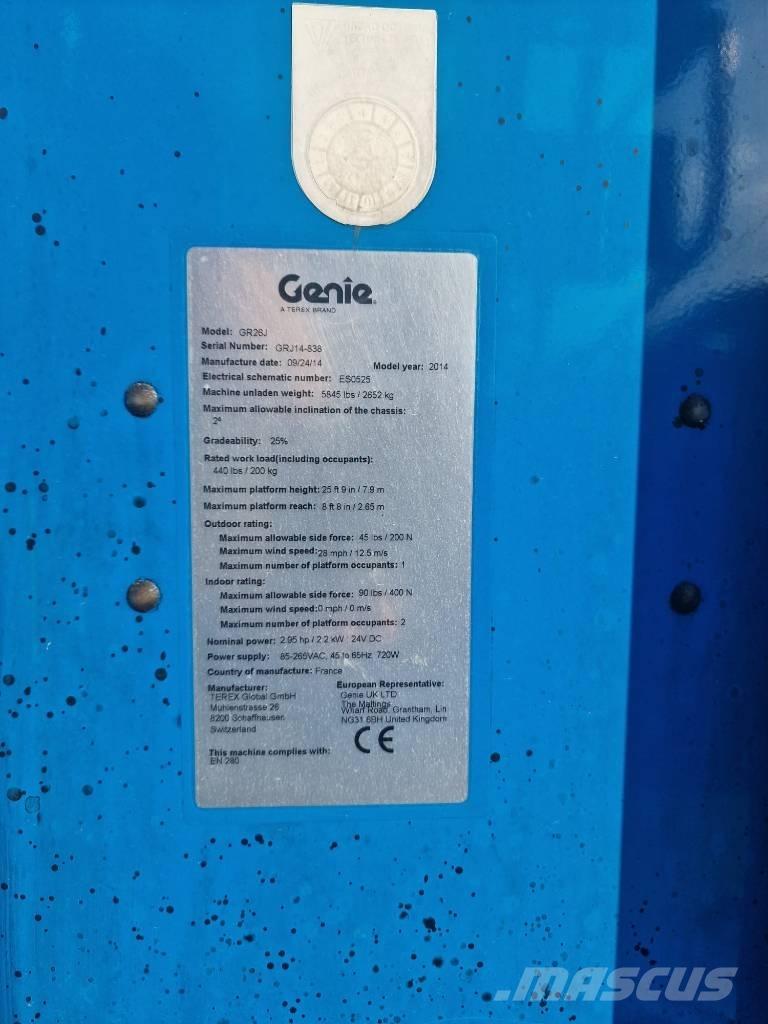 Genie GR 26 J Personenaufzüge