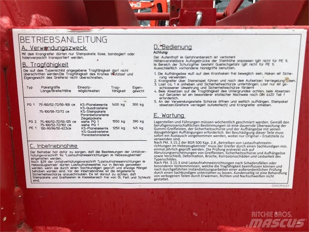  PQ 1-720 Sonstige Baumaschinen