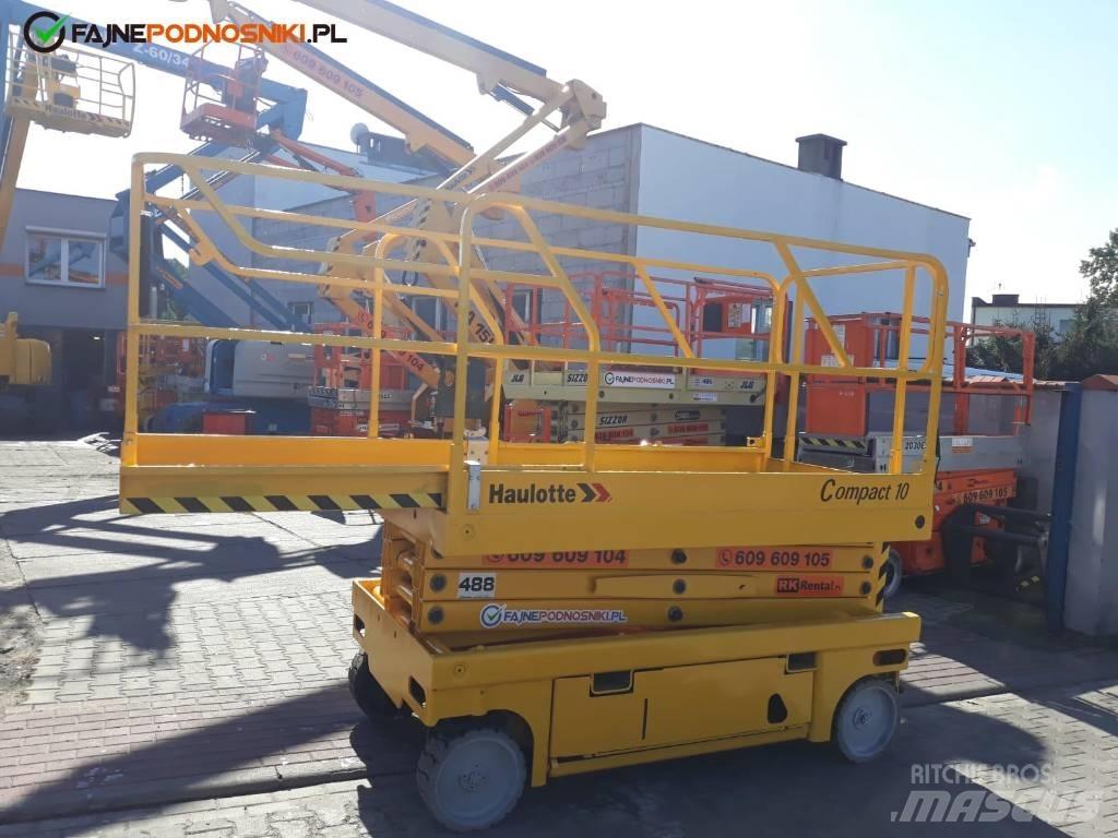 Haulotte Compact 10 Scheren-Arbeitsbühnen