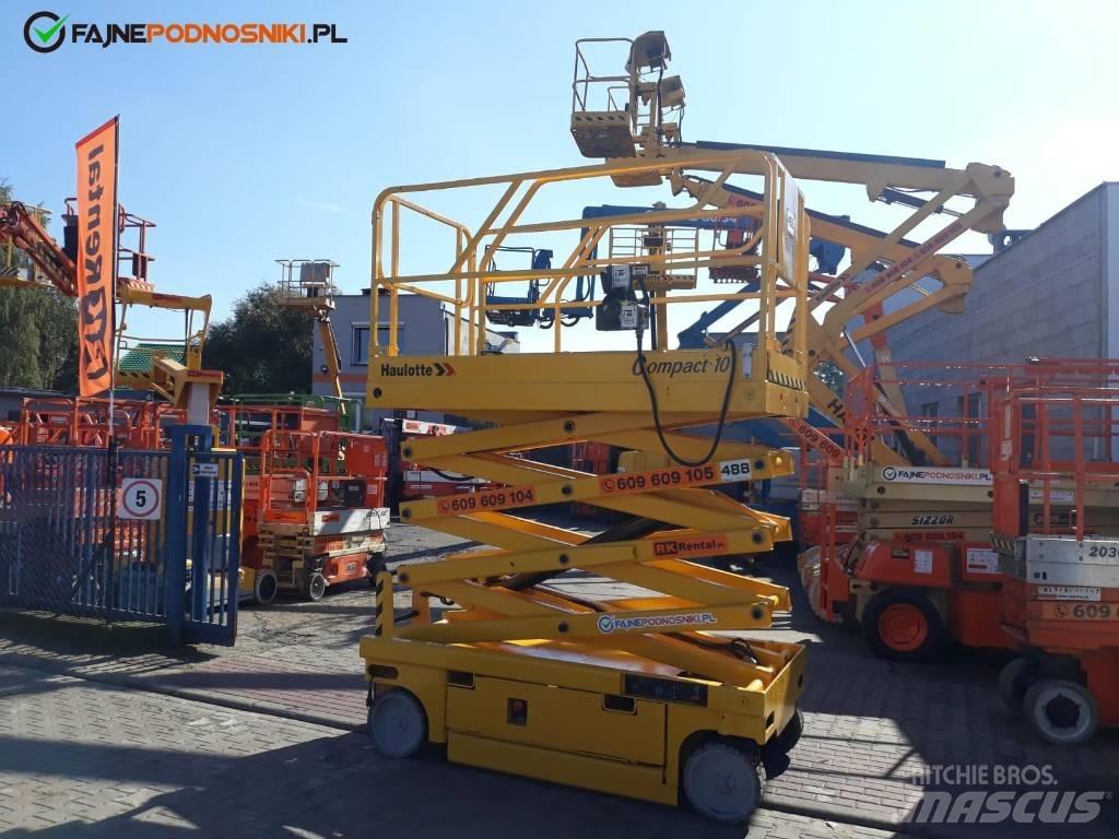 Haulotte Compact 10 Scheren-Arbeitsbühnen