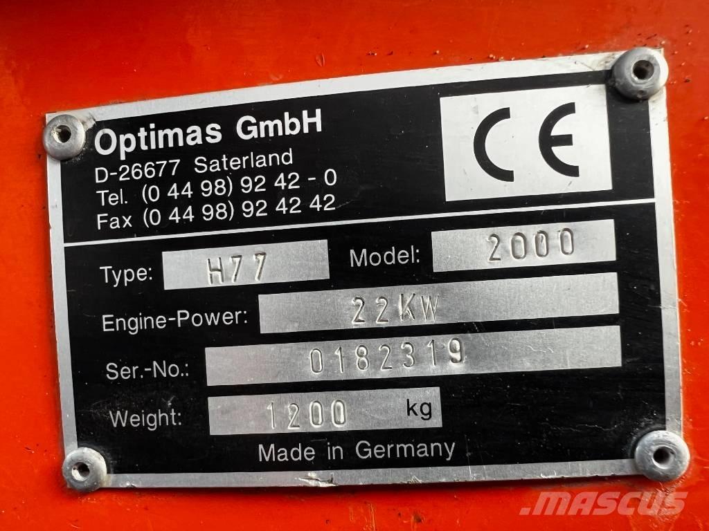 Optimas Comfort H77 Sonstige Baumaschinen