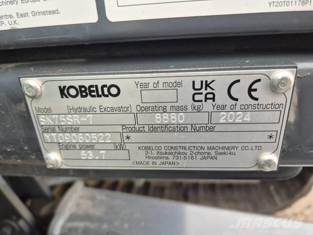 Kobelco SK75SR-7 Midibagger  7t - 12t