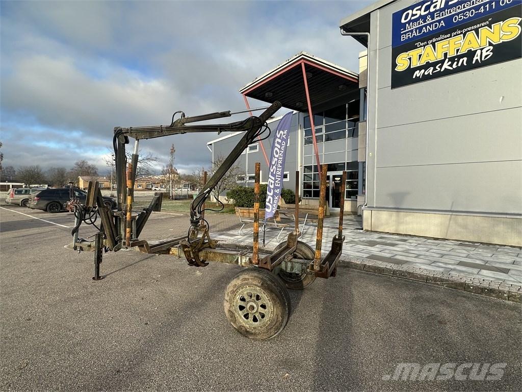  Enkelaxlad Vedkärra Forstanhänger