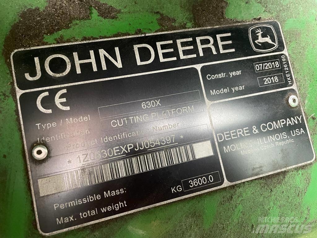 John Deere 630x Zubehör Mähdrescher