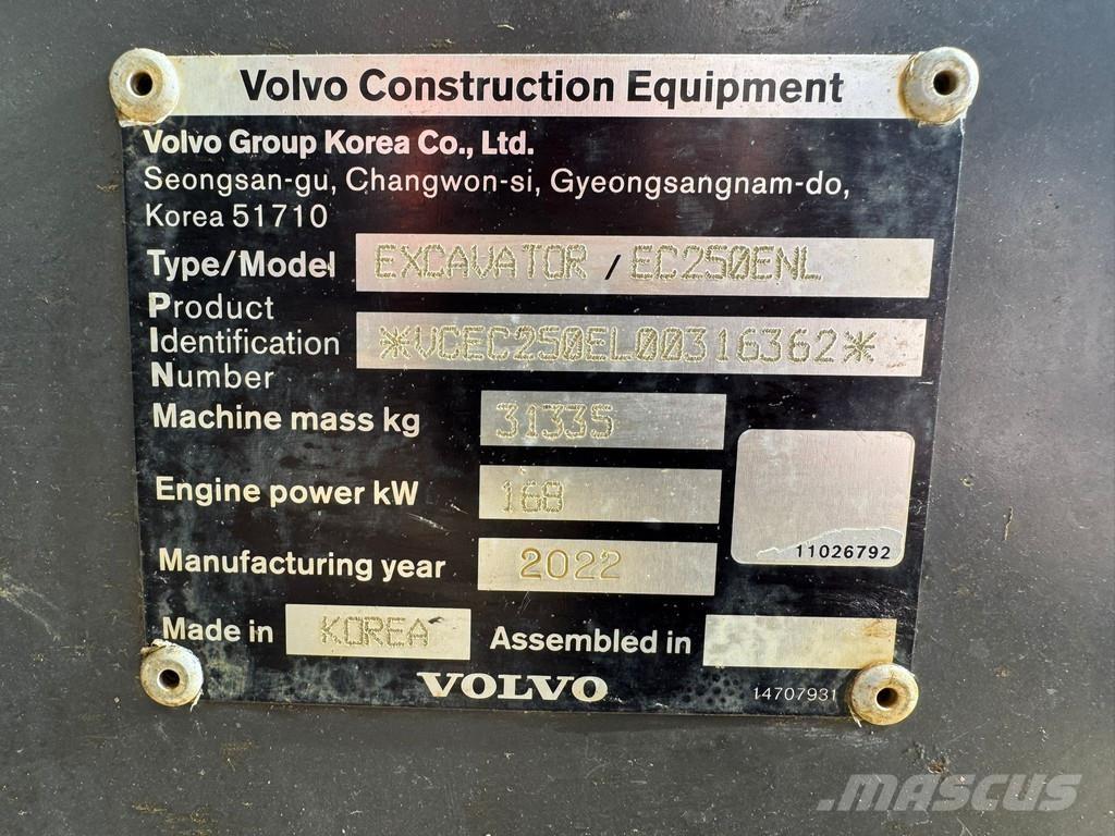 Volvo EC250ENL Raupenbagger