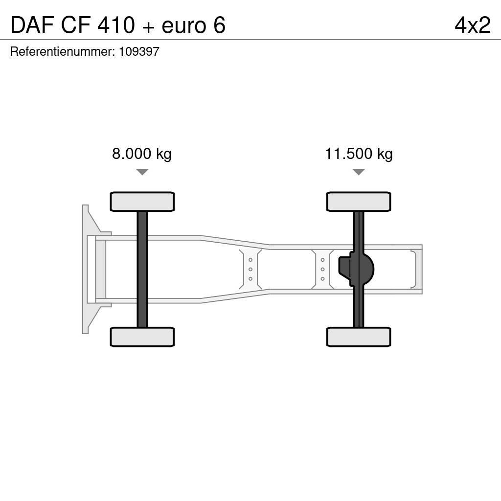 DAF CF 410 + euro 6 Sattelzugmaschinen