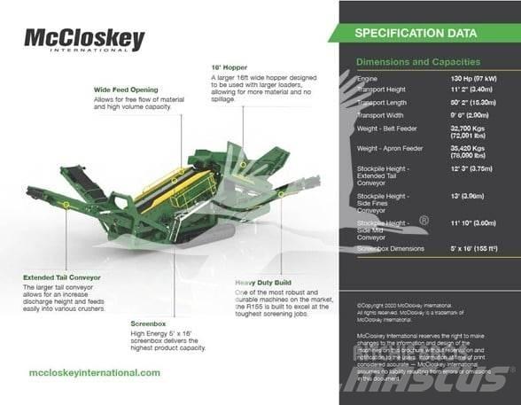 McCloskey R155 Sieb- und Brechanlagen