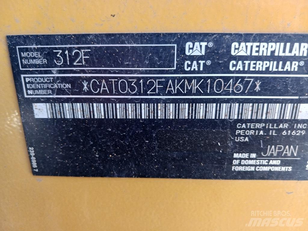 CAT 312 F Raupenbagger