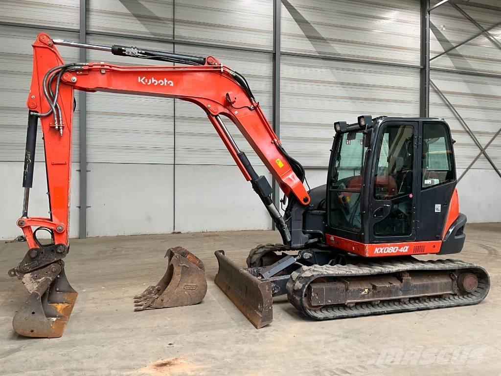 Kubota KX 080-4 A Midibagger  7t - 12t