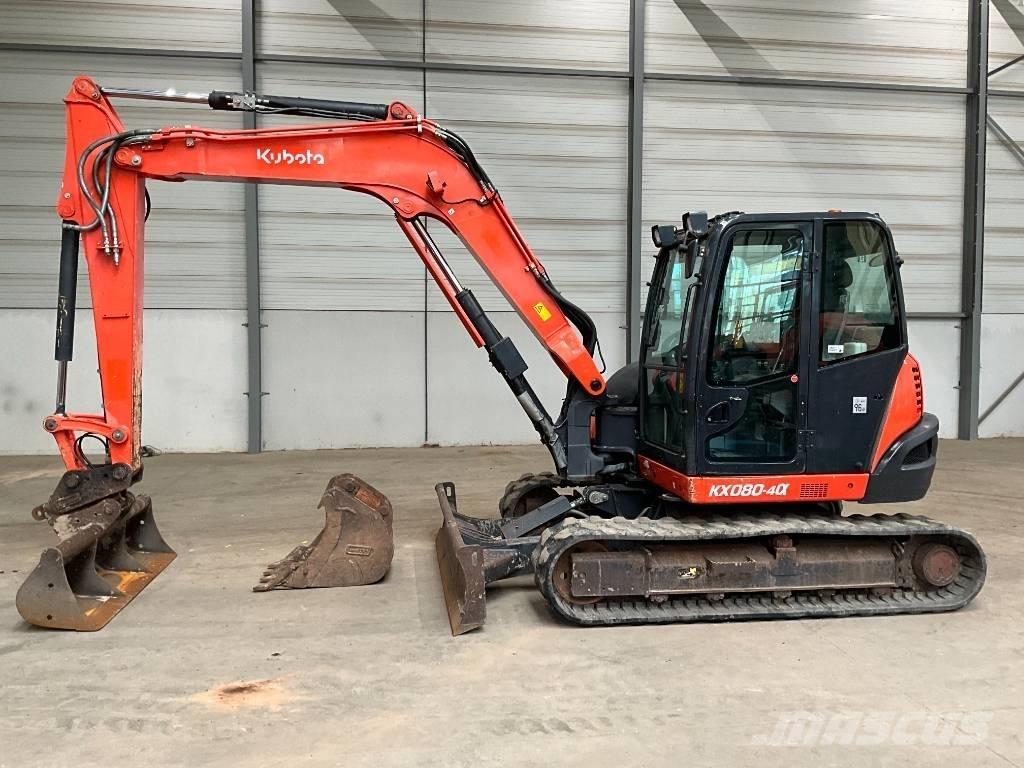 Kubota KX 080-4 A Midibagger  7t - 12t