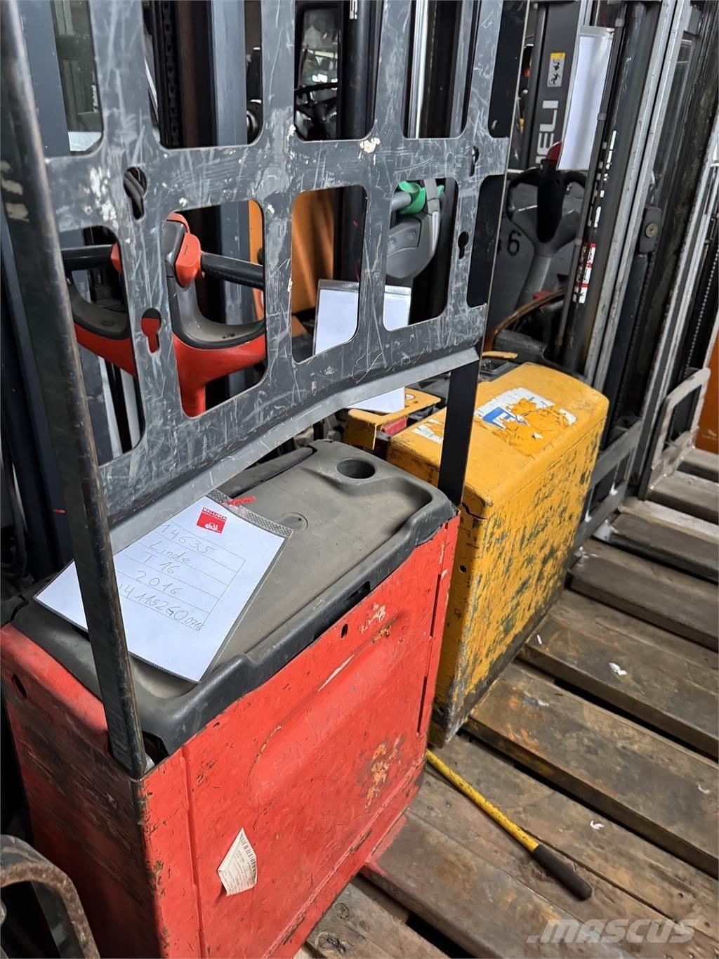 Linde T16 Deichselstapler