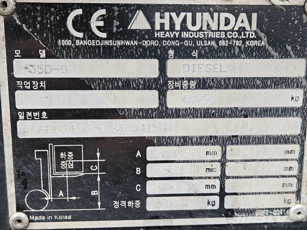 Hyundai 35d-9 Diesel heftrucks