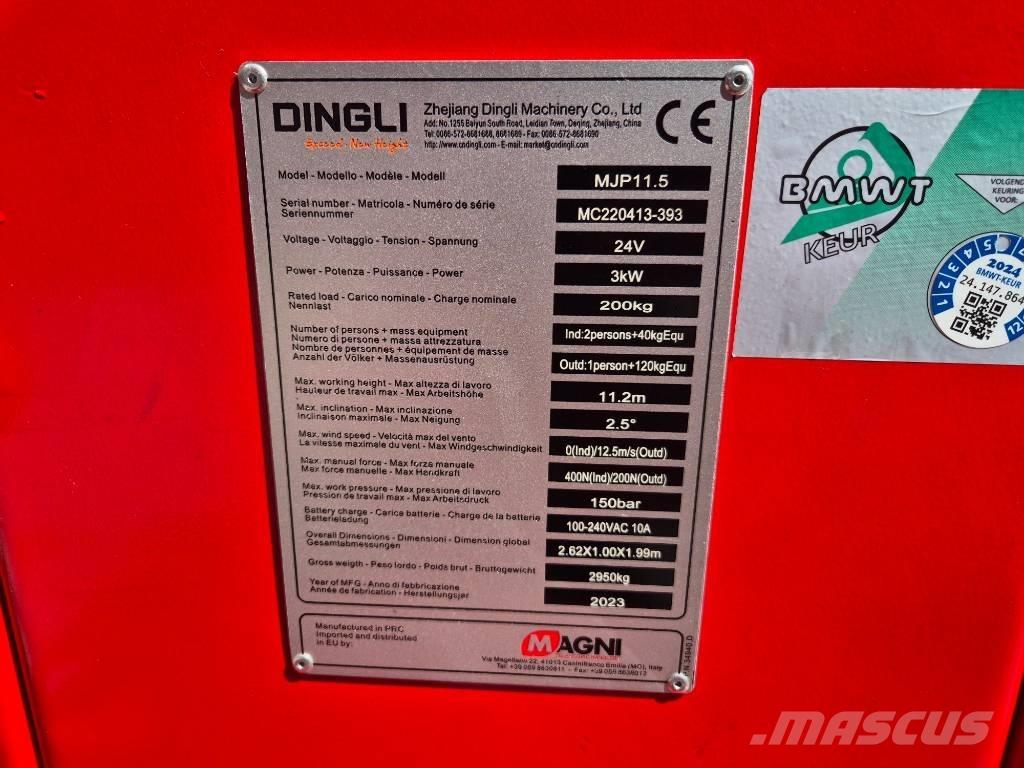 Magni MJP 11.5 Gelenkteleskoparbeitsbühnen