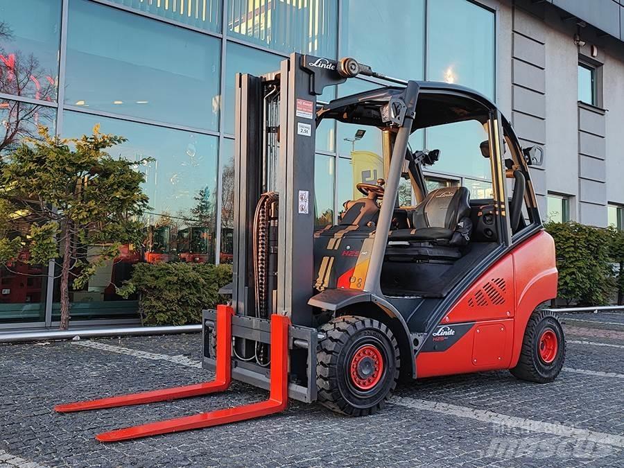 Linde H25T-02 LPG heftrucks