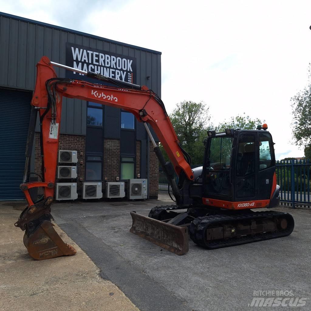 Kubota KX 080-4 Midibagger  7t - 12t