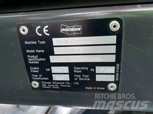 Doosan DX170W-5 Mobilbagger