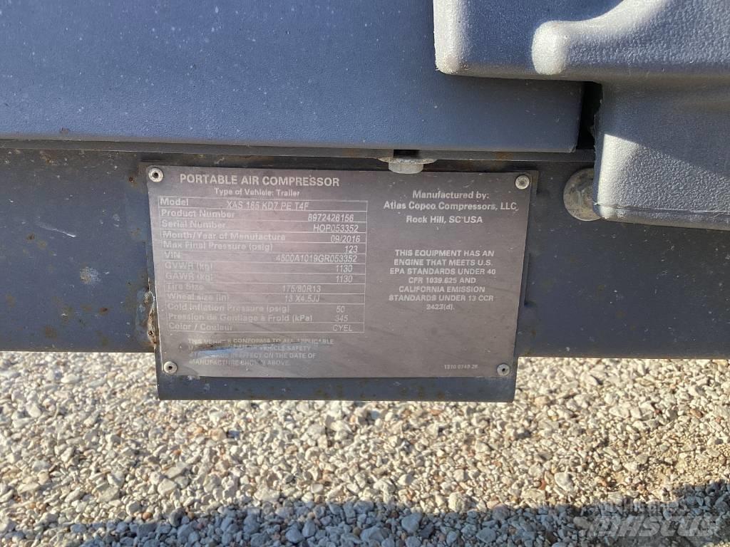 Atlas Copco XAS 185 Kompressoren