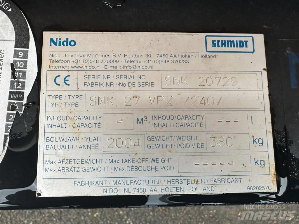 Nido SNK 27 VPZ 240 Schneeschilde und -pflüge