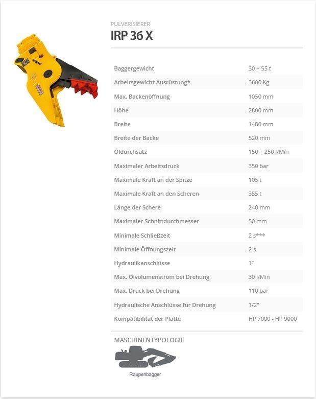 Indeco IRP 36 X Pulverisierer