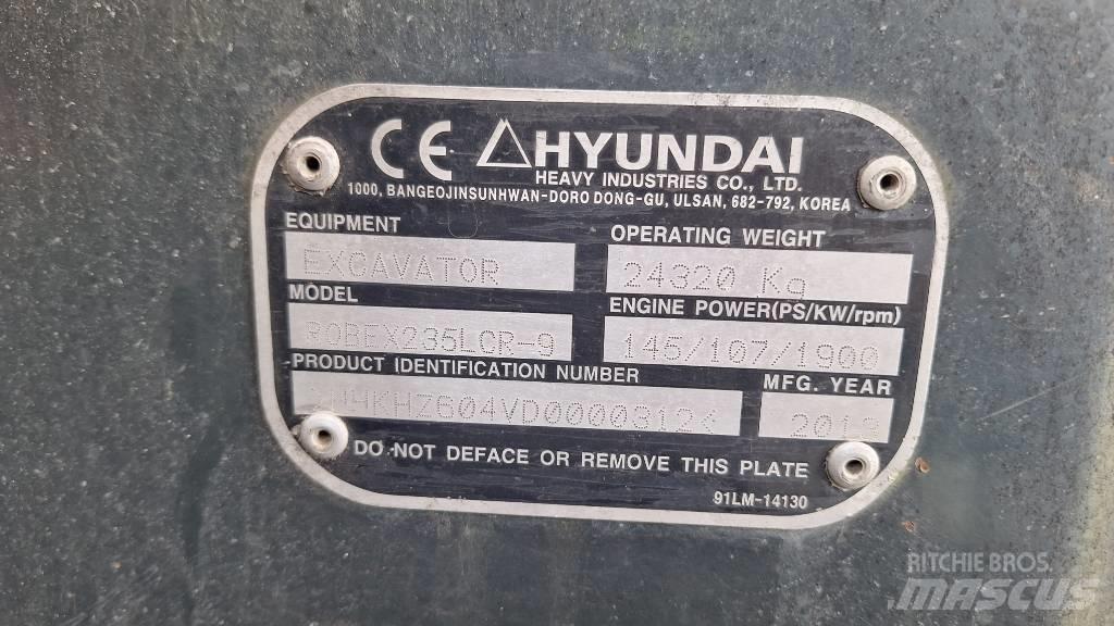 Hyundai 235 LCR-9 Raupenbagger