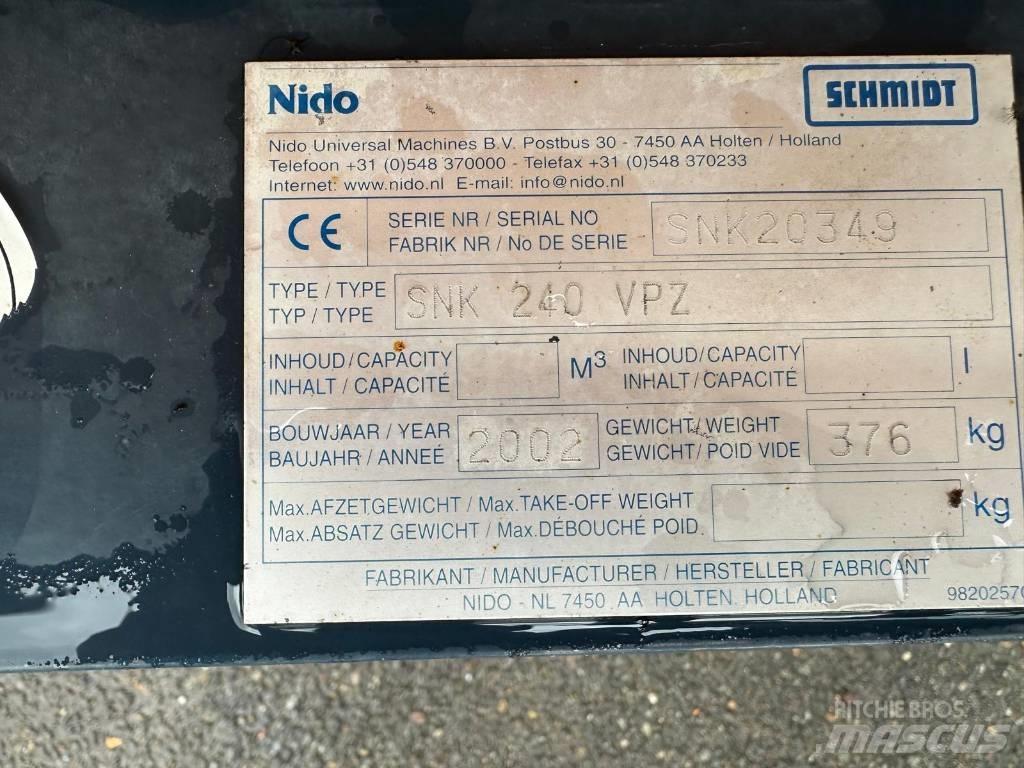 Nido SNK240VPZ Schneeschilde und -pflüge
