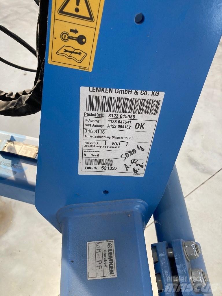 Lemken Diamant 16 Wendepflüge