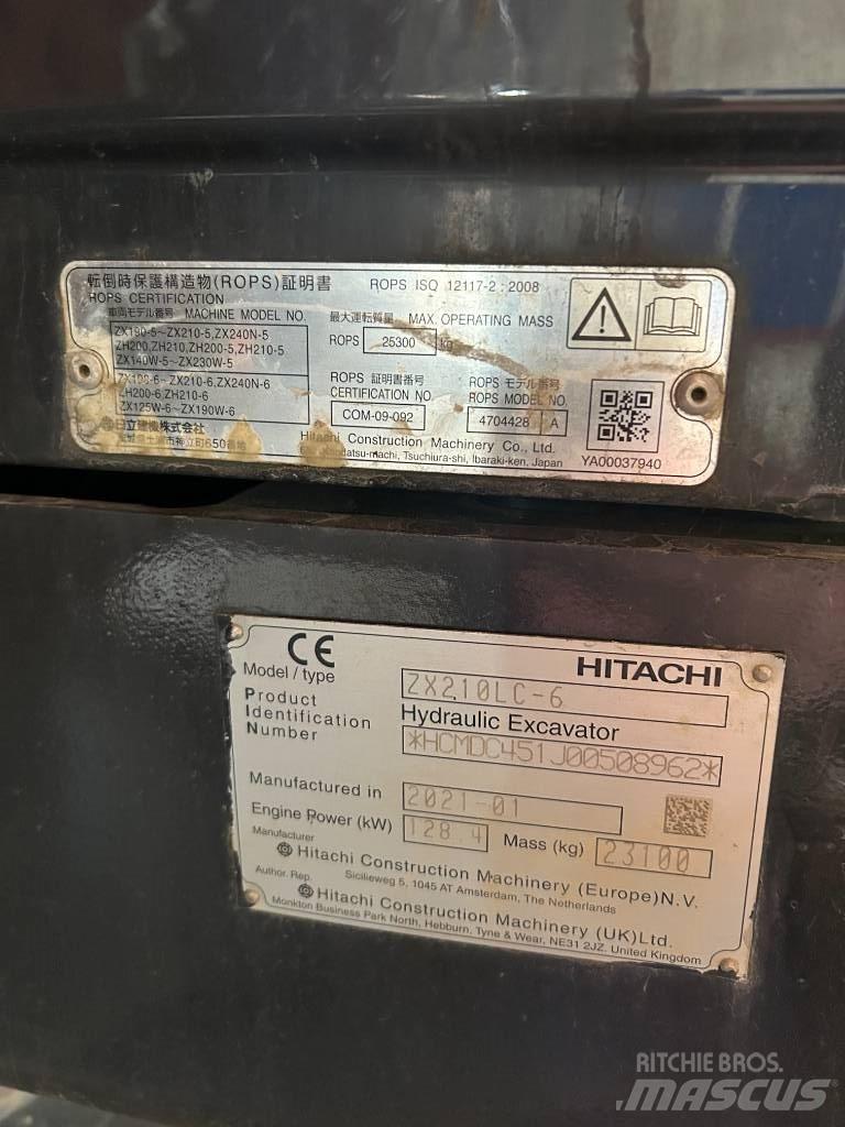 Hitachi ZX 210 LC-6 Raupenbagger
