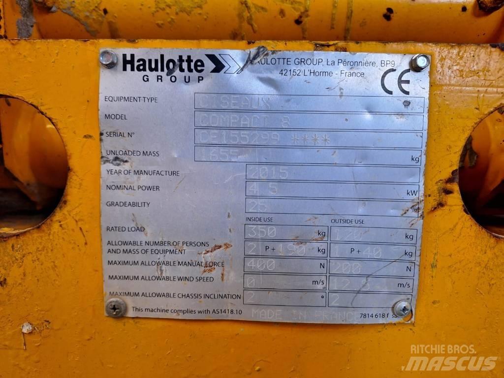 Haulotte Compact 8 Scheren-Arbeitsbühnen