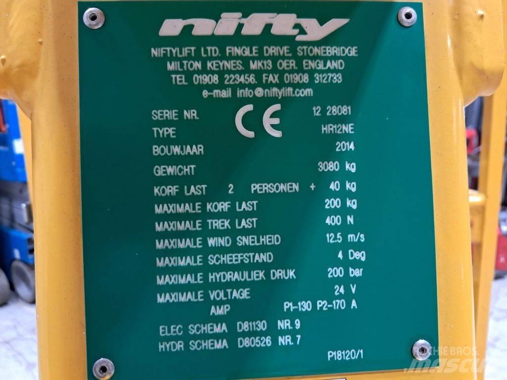 Niftylift HR12NE Gelenkteleskoparbeitsbühnen