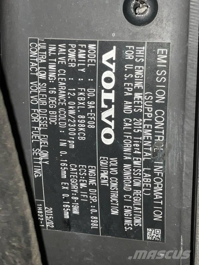 Volvo EC 15 D Minibagger < 7t