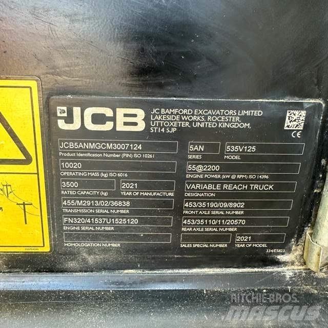 JCB 535V125 Teleskoplader