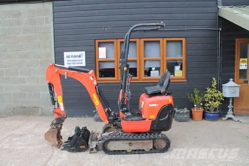 Kubota K 008-3 Minibagger < 7t