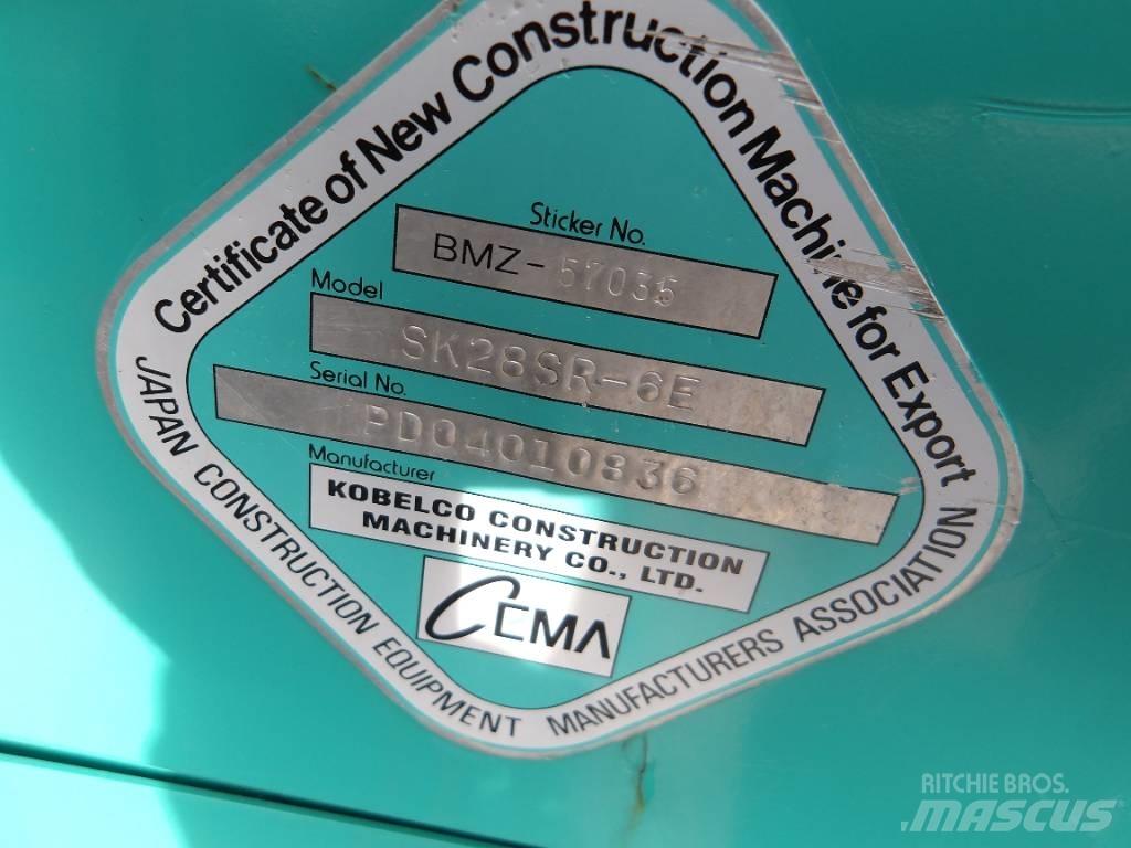 Kobelco SK 28 SR Minibagger < 7t