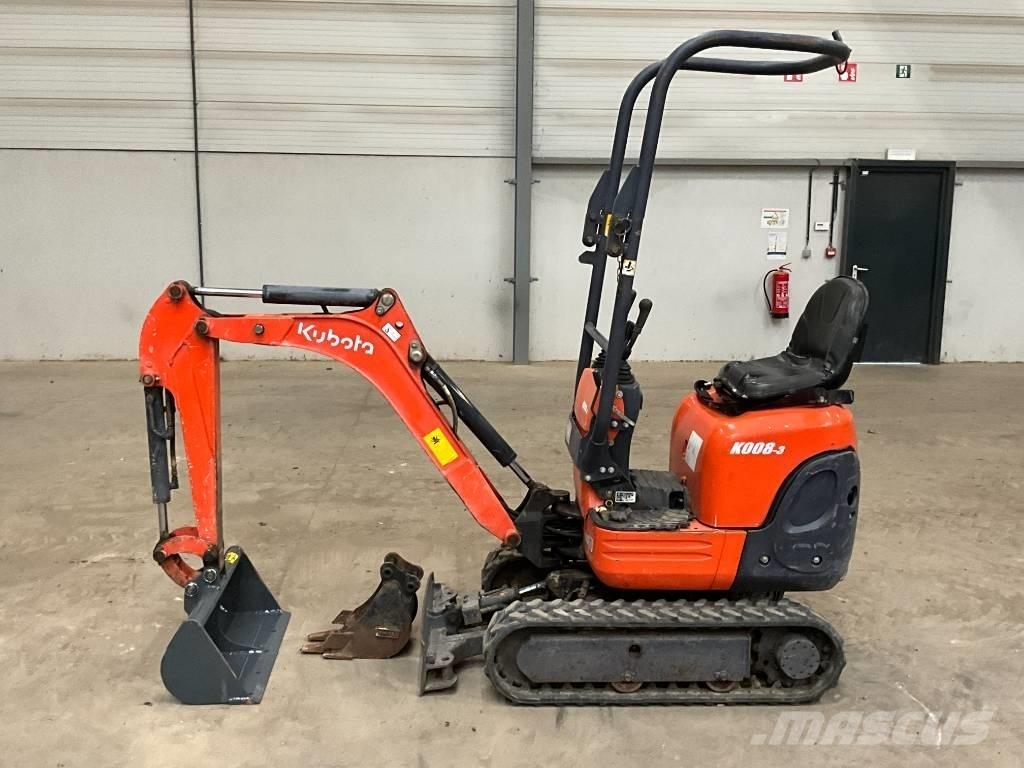 Kubota K 008-3 Minibagger < 7t