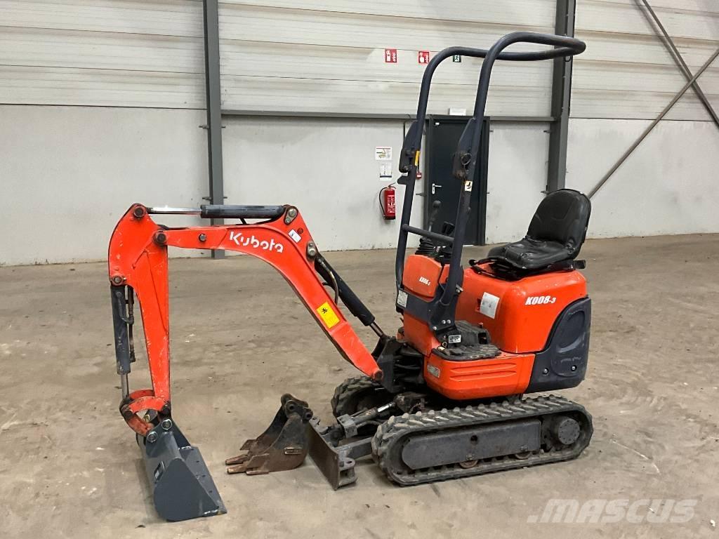 Kubota K 008-3 Minibagger < 7t