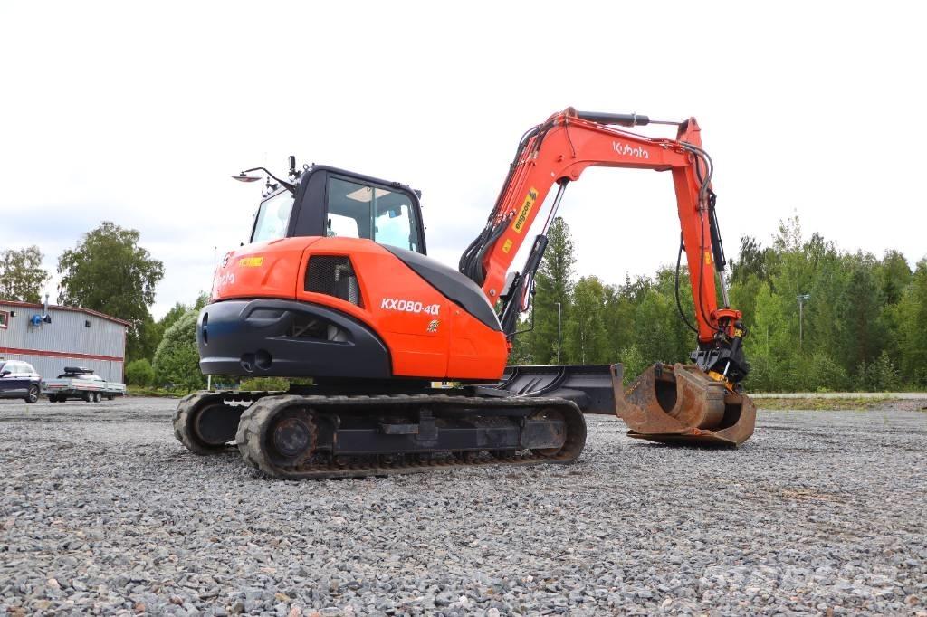 Kubota KX080-4a Midibagger  7t - 12t