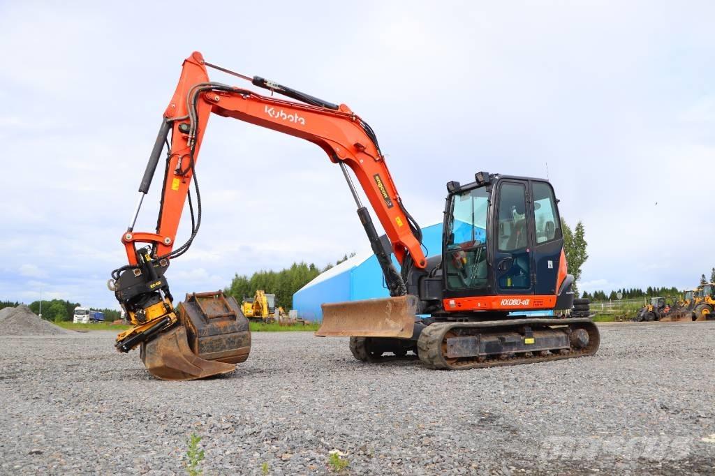 Kubota KX080-4a Midibagger  7t - 12t