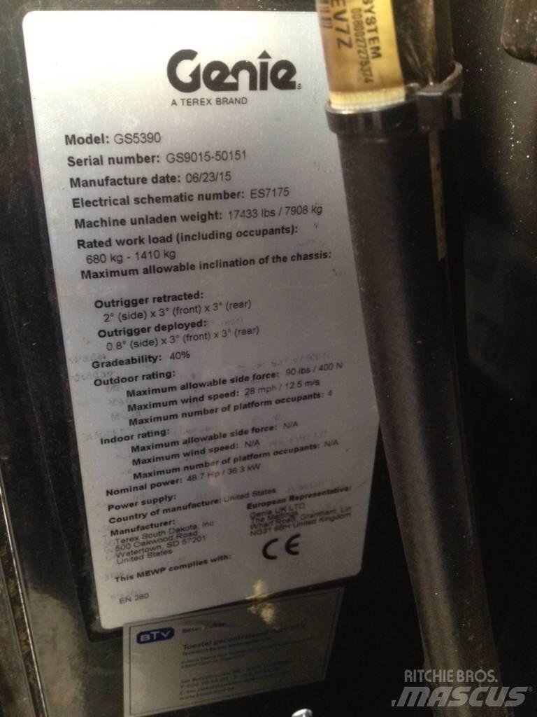 Genie GS 5390 Scheren-Arbeitsbühnen