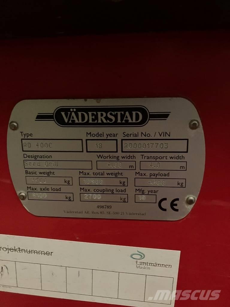 Väderstad Rapid400C Drillmaschinenkombination