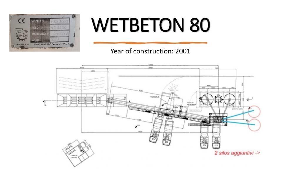  SIMEM WETBETON 80 Betonfertigungssanlagen