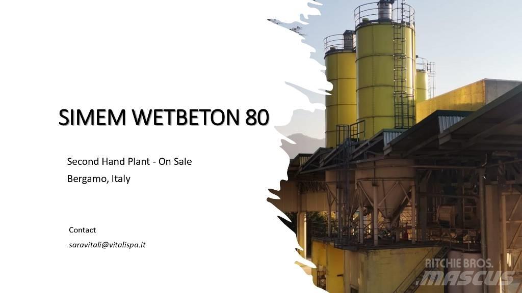  SIMEM WETBETON 80 Betonfertigungssanlagen