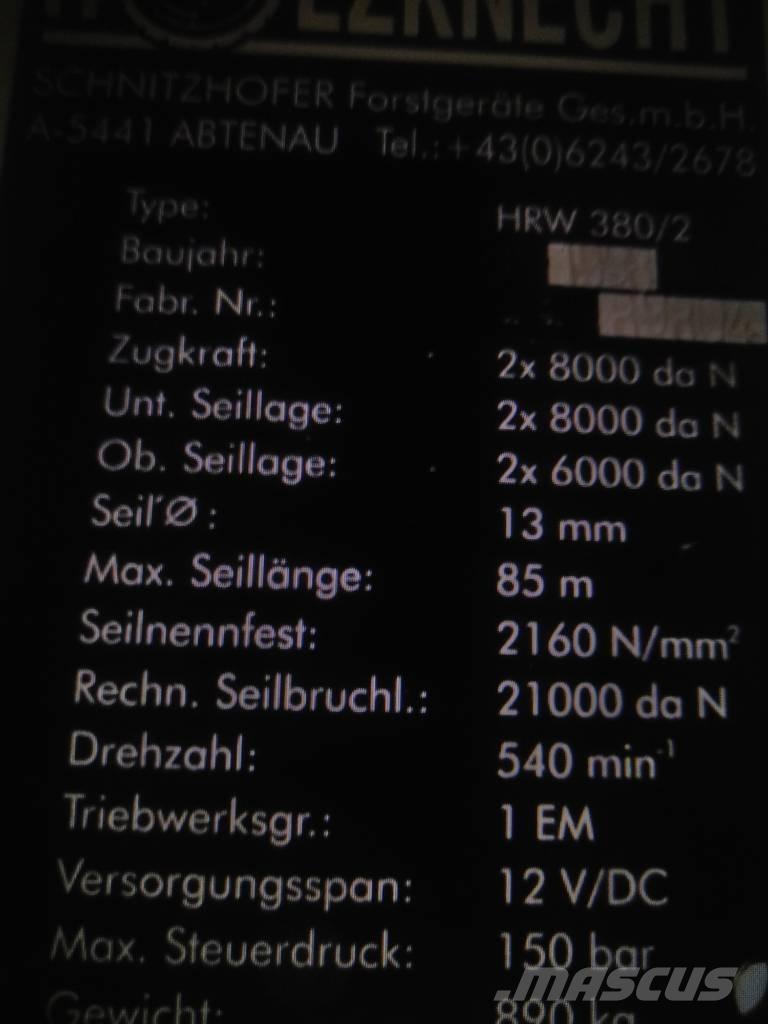  Holzknecht hrw 380/2 Sonstige Forstmaschinen