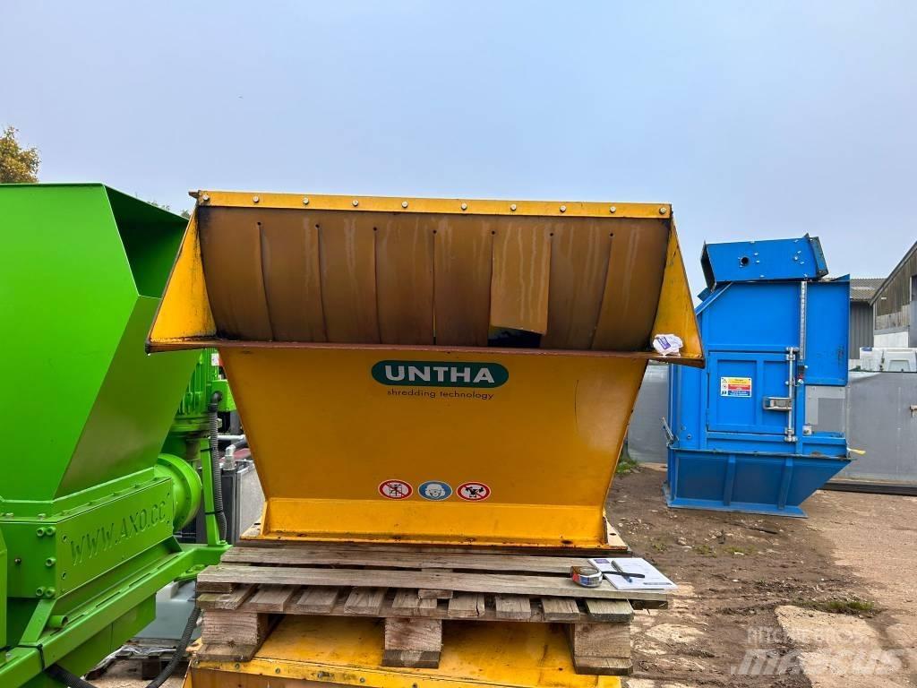 Untha RS50 Feed Hood Motoren und Getriebe