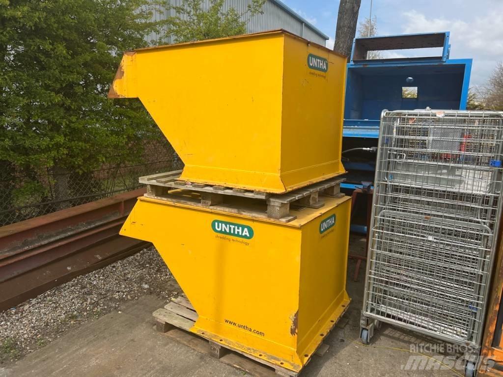 Untha RS50 Feed Hood Motoren und Getriebe