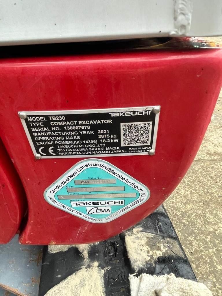 Takeuchi TB230 V3 Minibagger < 7t