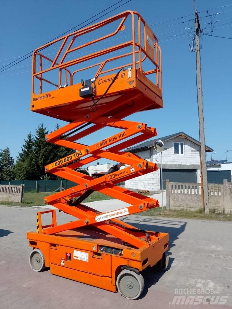 Haulotte Compact 10 Scheren-Arbeitsbühnen