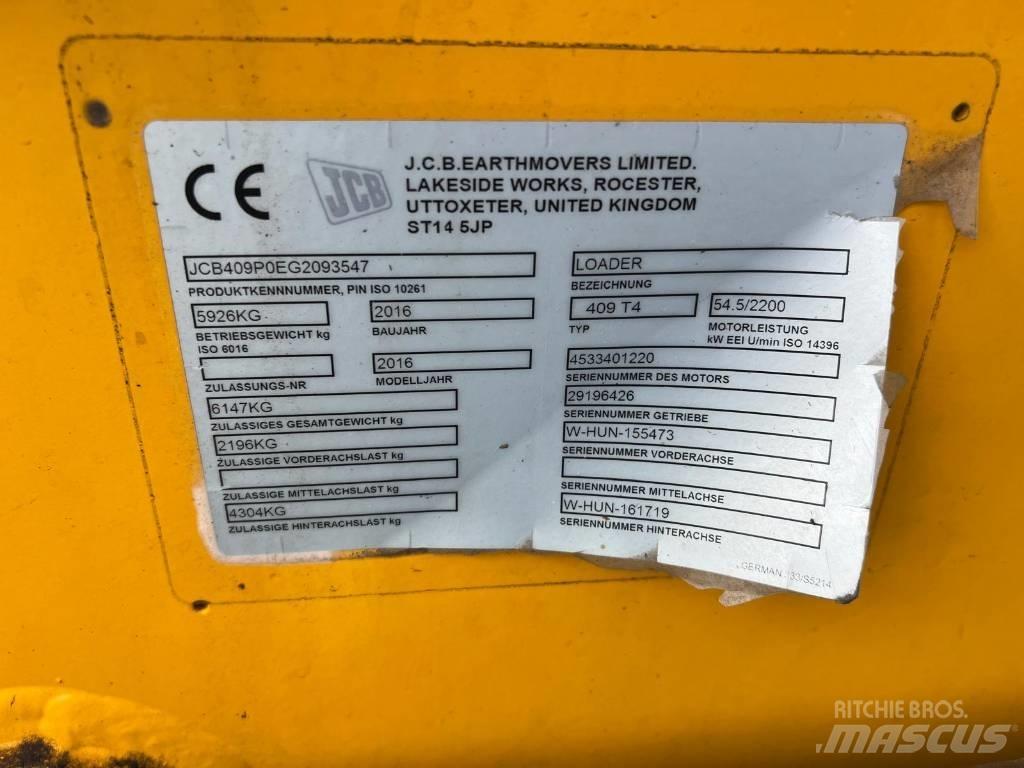 JCB 409 Agri shovel Radlader