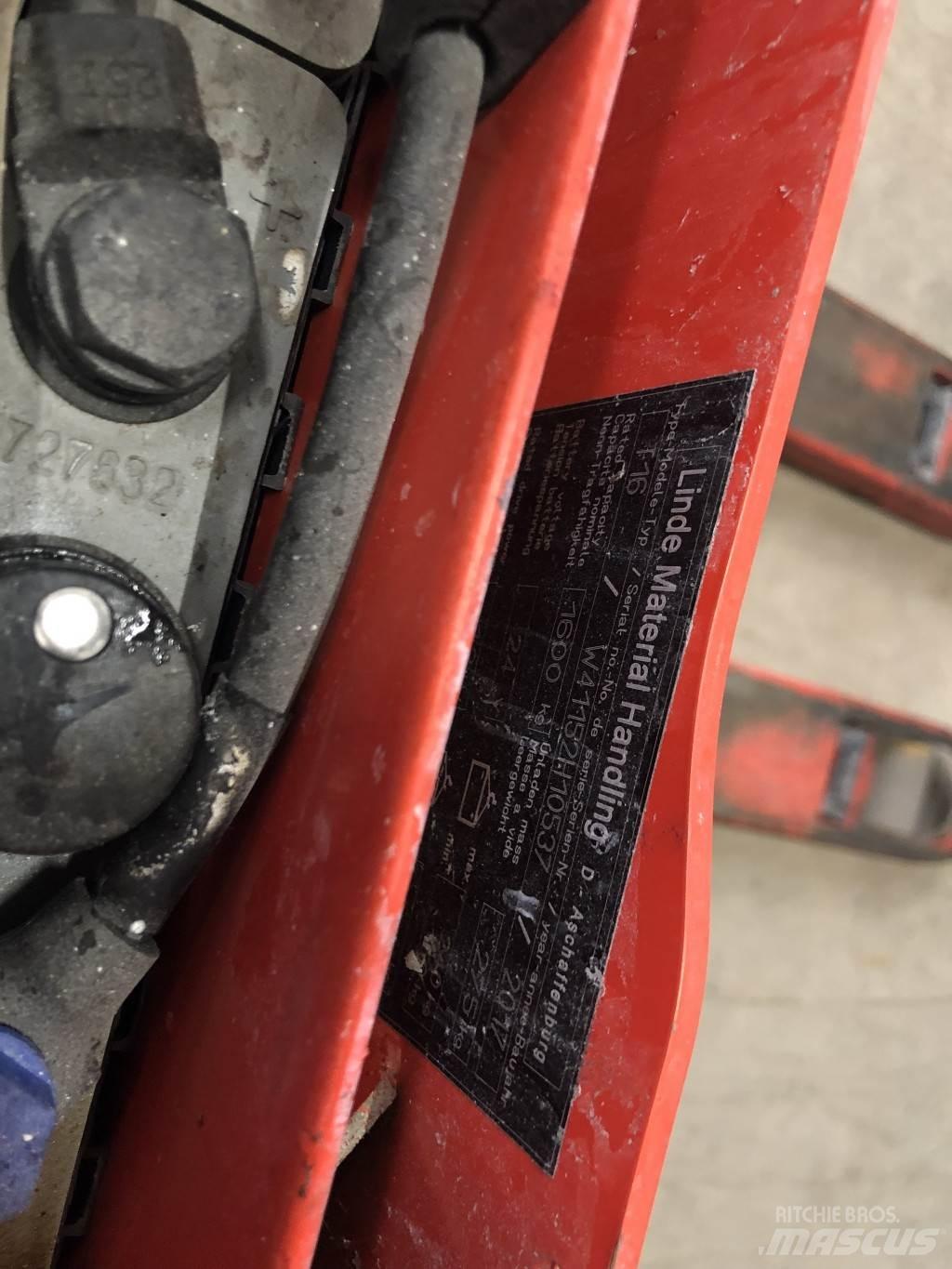 Linde T16 Niedergabelstapler