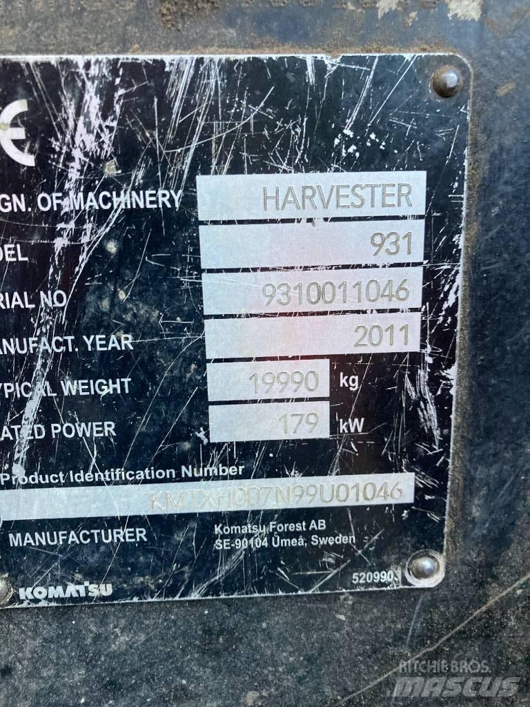 Komatsu 931.1 Harvester