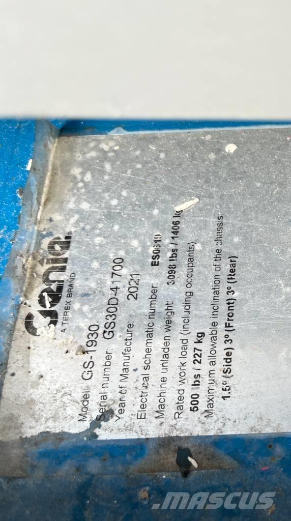 Genie GS 1930E-Drive Scheren-Arbeitsbühnen